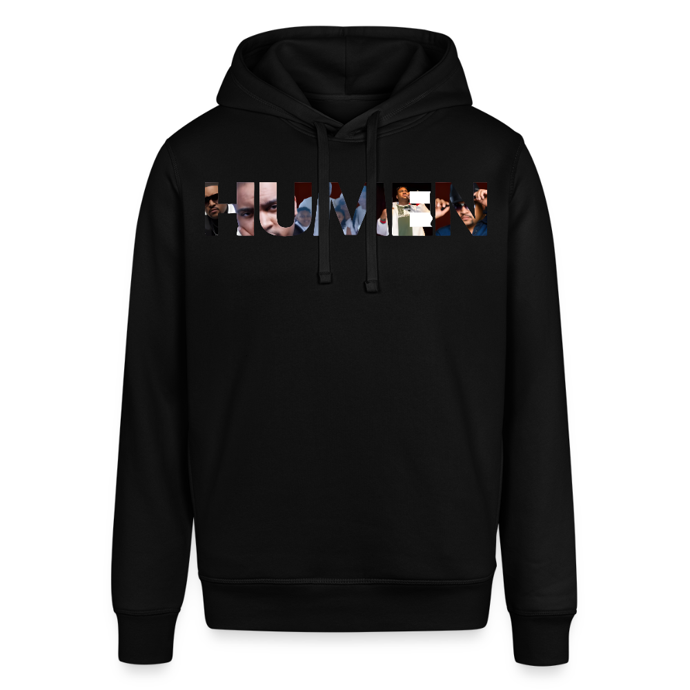 HUMEN Collage Logo – Designer Hoodie - black