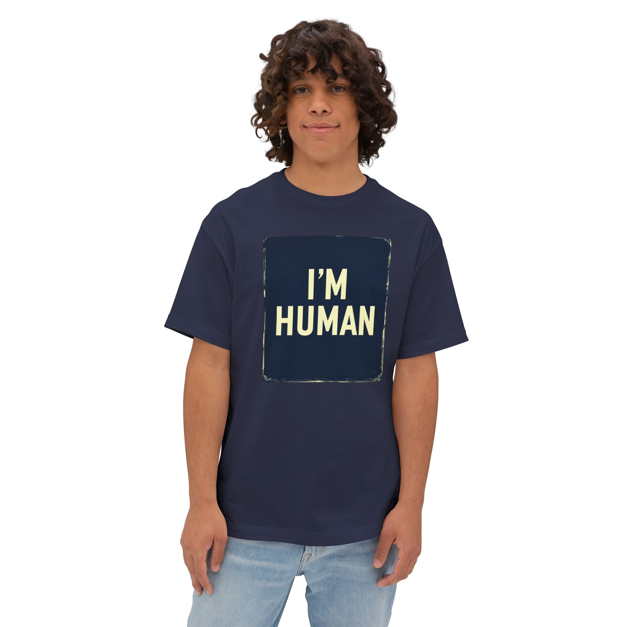 I'm Human Designer Oversized Boxy Tee