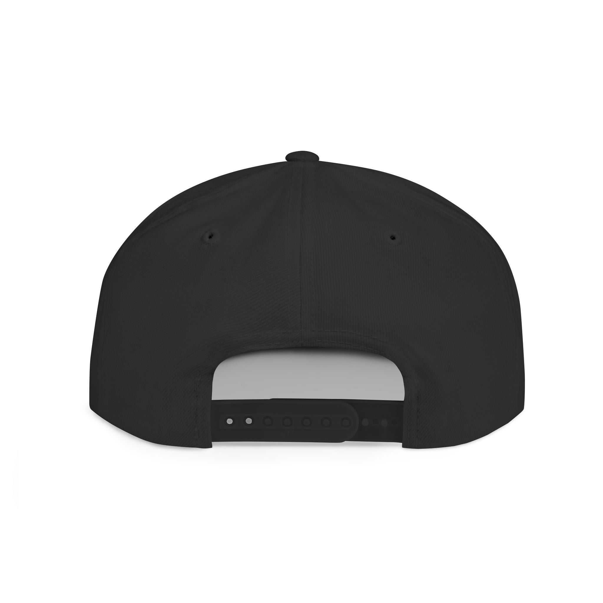 HUMEN Collage Logo Designer Flat Bill Snapback Hat - A nod to unity and self-expression.