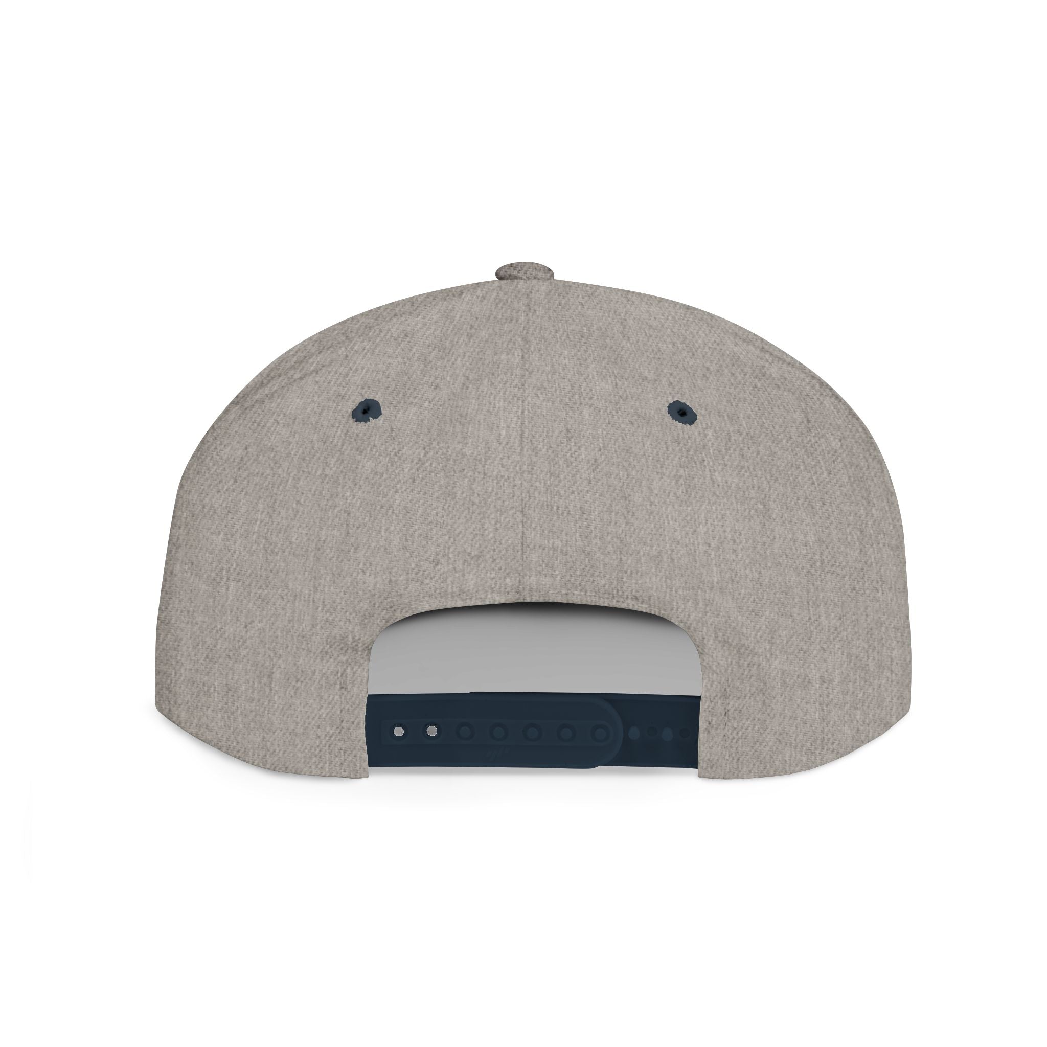 HUMEN Collage Logo Designer Flat Bill Snapback Hat - A nod to unity and self-expression.