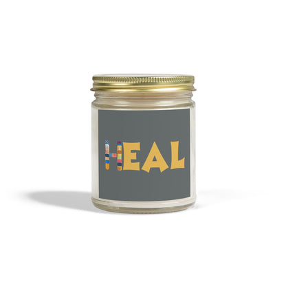HEAL Collection Scented Candle | Coconut Apricot Wax | Relaxation Gift, Wellness Decoration, Self-Care Essential, Aromatherapy Treat