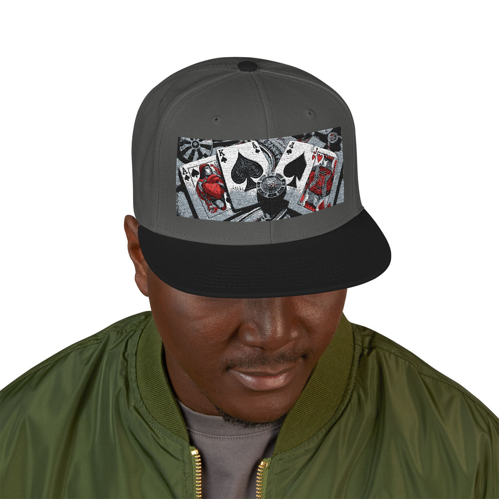 Game of Spades Snapback Hat — Life's Strategy Embroidered Cap