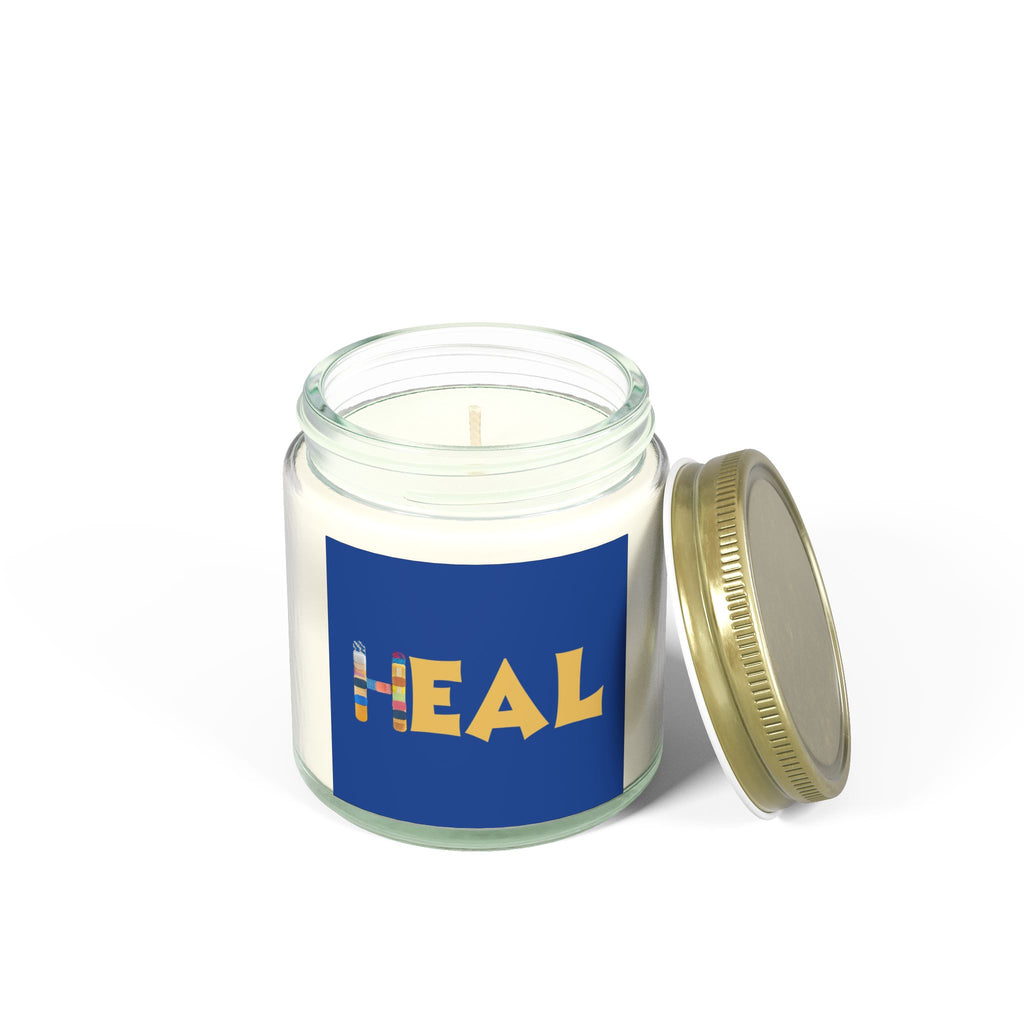 HEAL Collection Scented Candle | Coconut Apricot Wax | Relaxation Gift, Wellness Decoration, Self-Care Essential, Aromatherapy Treat