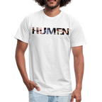 HUMEN Collage Logo Designer Tee - white