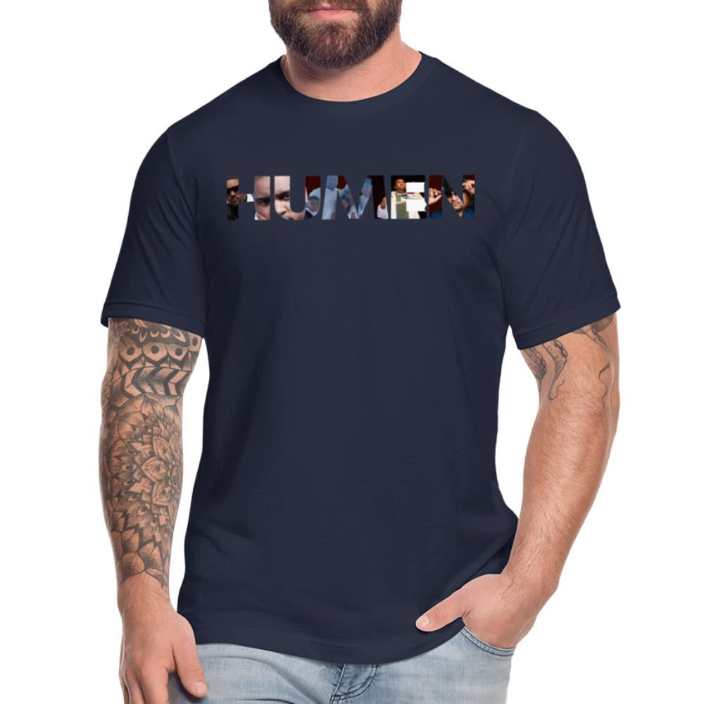 "HUMEN" COLLECTION T-Shirt, Perfect Gift for Friends, Unisex Fashion Wear, Great for Cozy Days - navy