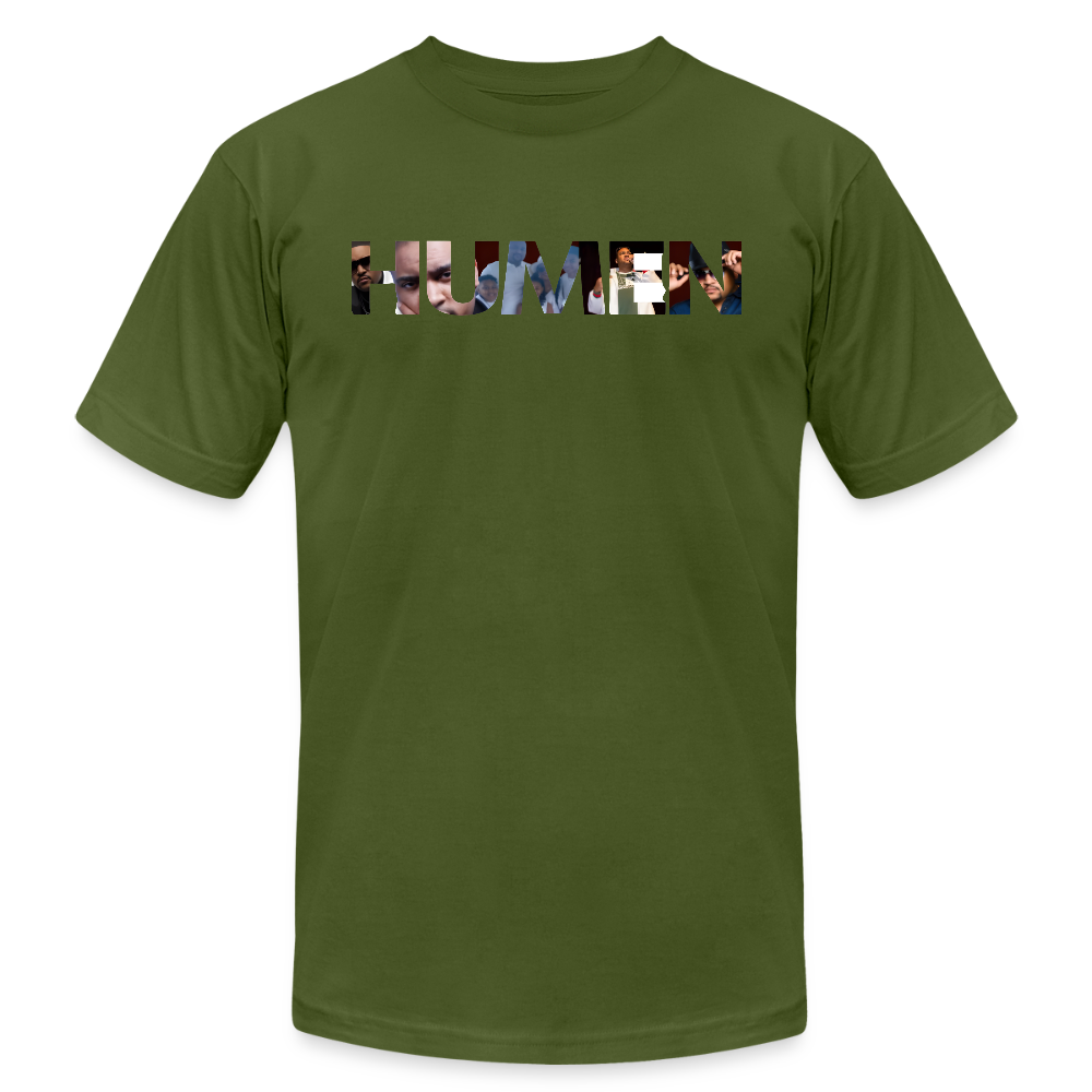 "HUMEN" COLLECTION T-Shirt, Perfect Gift for Friends, Unisex Fashion Wear, Great for Cozy Days - olive
