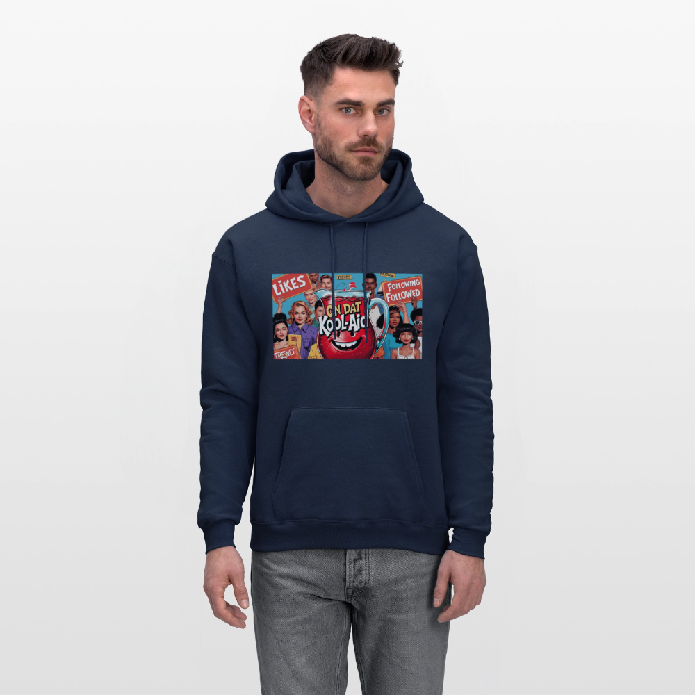 On Dat Kool-Aid Designer Hoodie, Sip the Truth—Not the Hype - navy