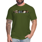 HUMEN Collage Logo Designer Tee - olive