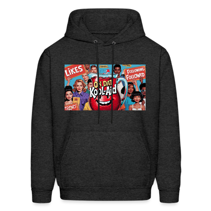On Dat Kool-Aid Designer Hoodie, Sip the Truth—Not the Hype - charcoal grey