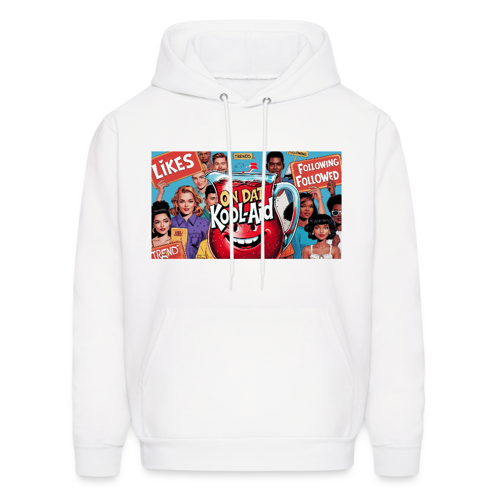 On Dat Kool-Aid Designer Hoodie, Sip the Truth—Not the Hype - white