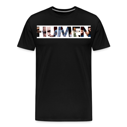 HUMEN Collage Logo Designer Tee - black