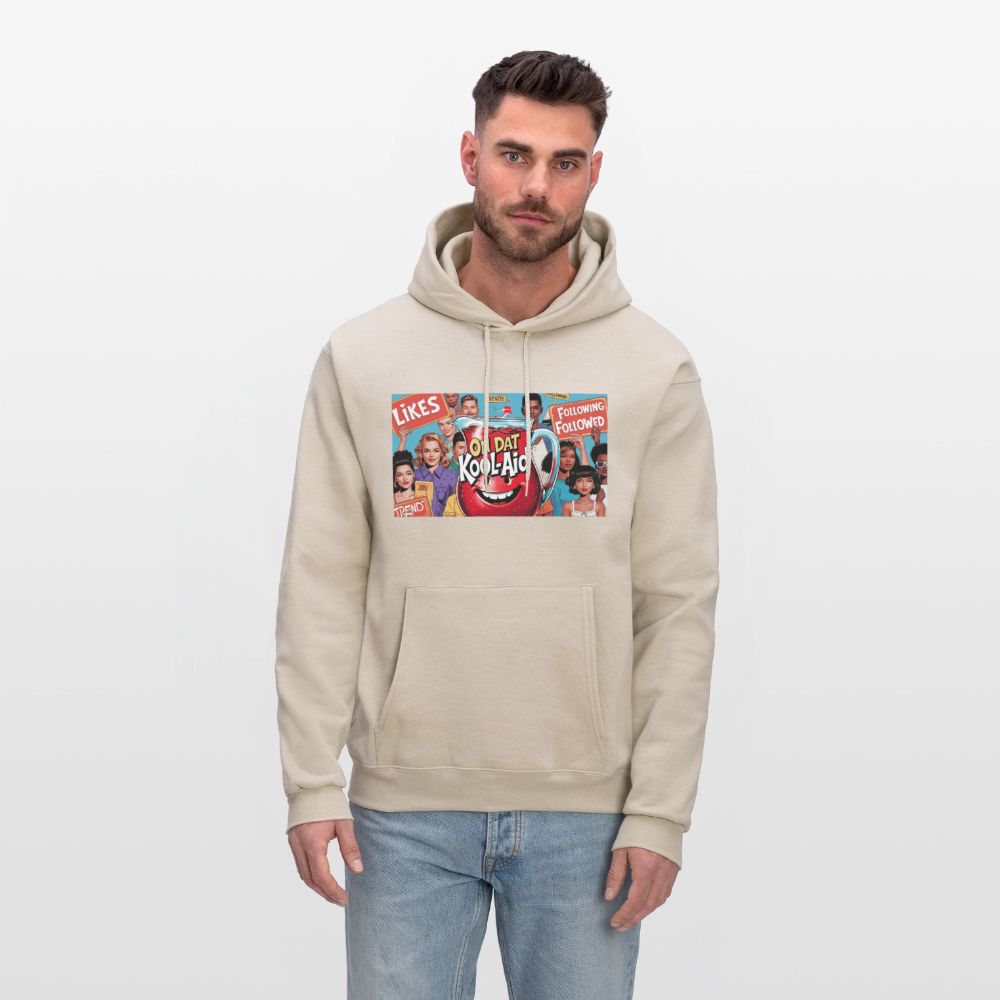 On Dat Kool-Aid Designer Hoodie, Sip the Truth—Not the Hype - Sand