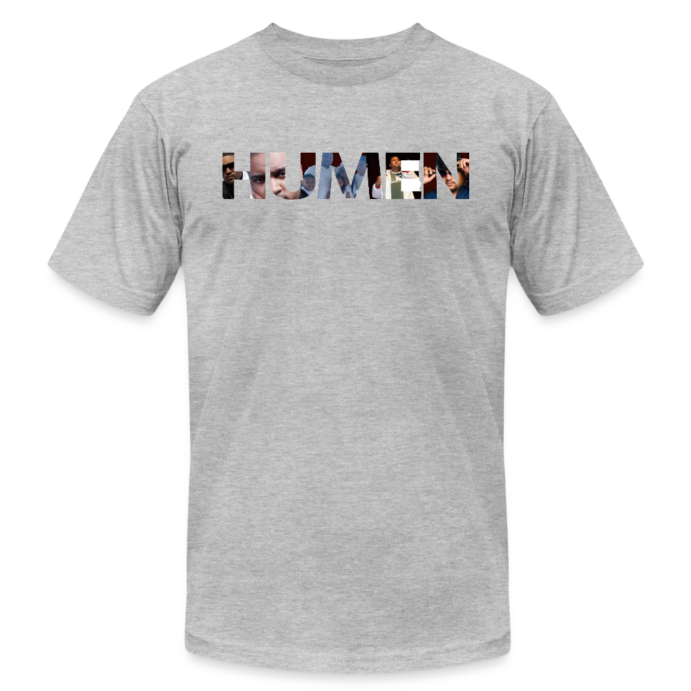 "HUMEN" COLLECTION T-Shirt, Perfect Gift for Friends, Unisex Fashion Wear, Great for Cozy Days - heather gray