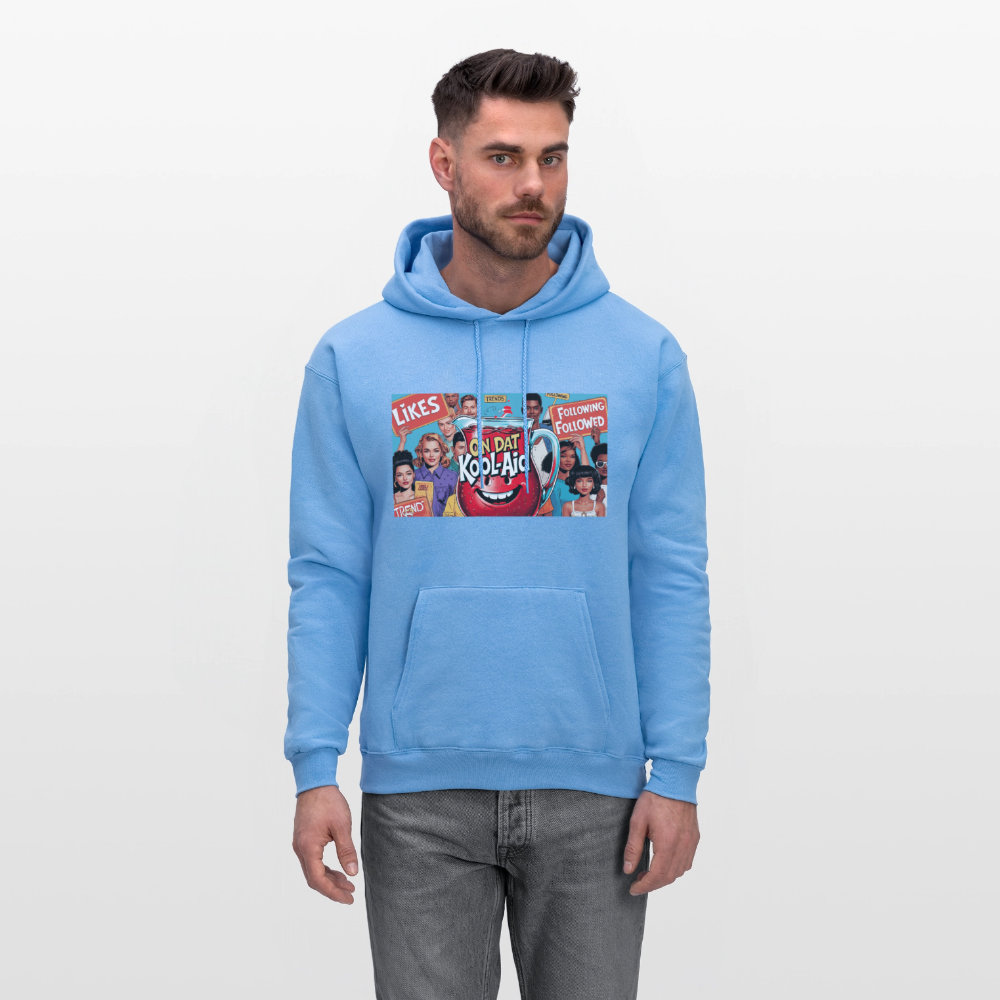 On Dat Kool-Aid Designer Hoodie, Sip the Truth—Not the Hype - carolina blue