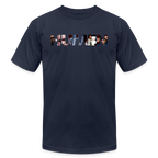 HUMEN Collage Logo Designer Tee - navy