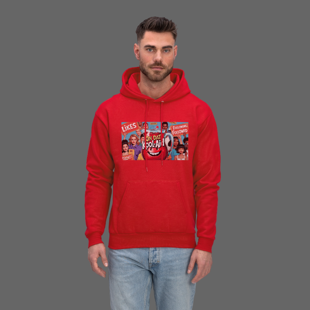 On Dat Kool-Aid Designer Hoodie, Sip the Truth—Not the Hype - red
