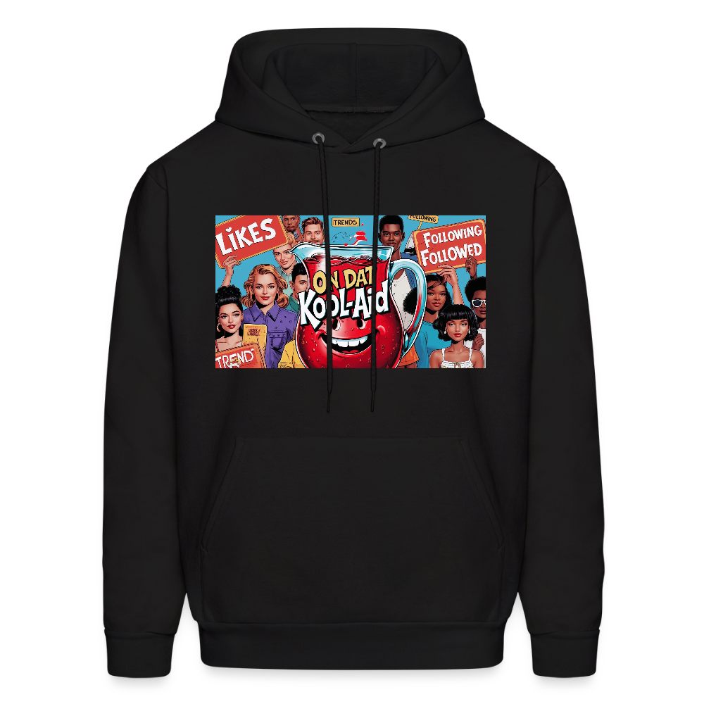 On Dat Kool-Aid Designer Hoodie, Sip the Truth—Not the Hype - black