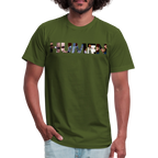 HUMEN Collage Logo Designer Tee - olive