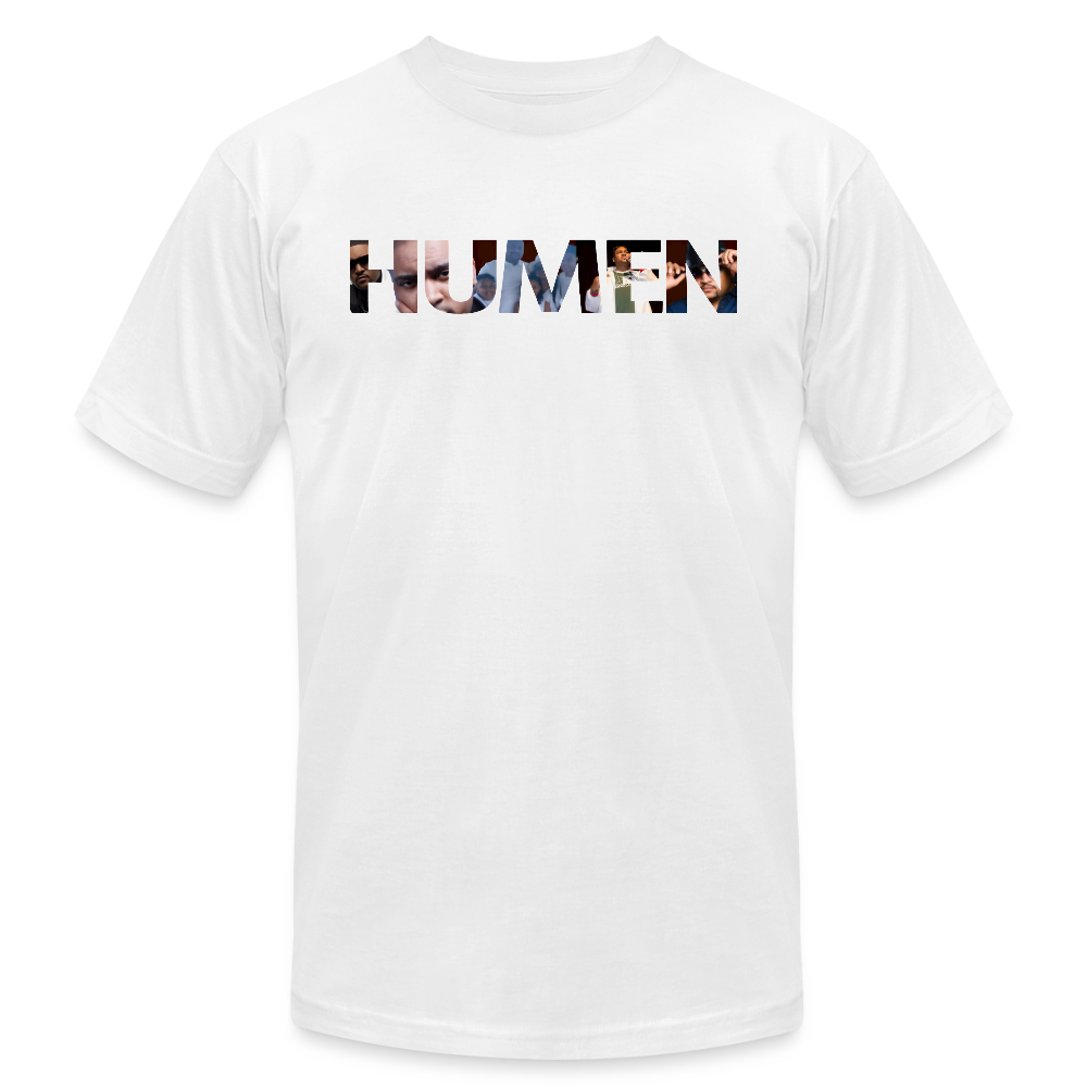 HUMEN Collage Logo Designer Tee - white