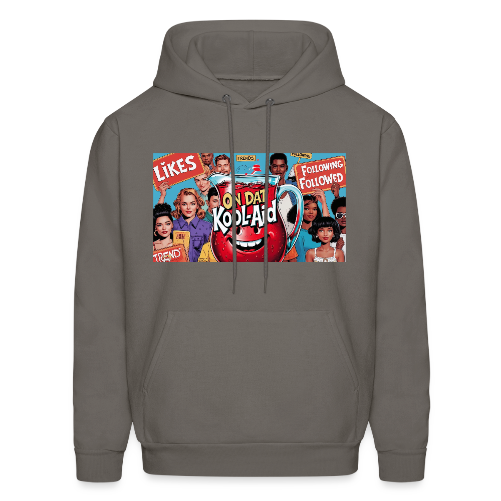 On Dat Kool-Aid Designer Hoodie, Sip the Truth—Not the Hype - asphalt gray