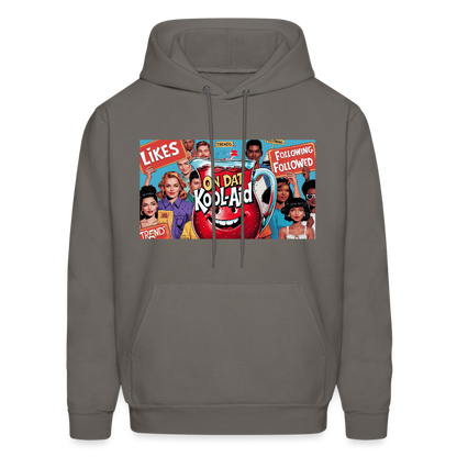 On Dat Kool-Aid Designer Hoodie, Sip the Truth—Not the Hype - asphalt gray