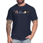 HUMEN Collage Logo Designer Tee - navy
