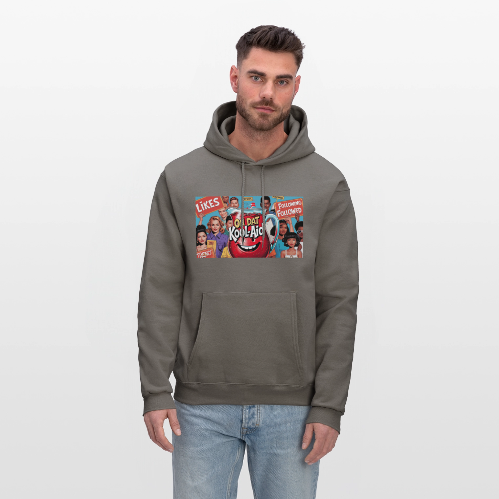On Dat Kool-Aid Designer Hoodie, Sip the Truth—Not the Hype - asphalt gray