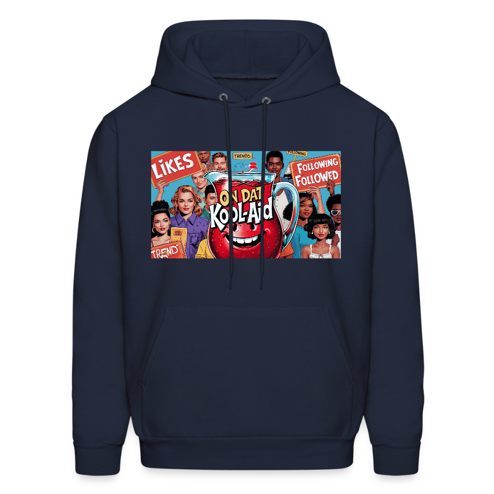 On Dat Kool-Aid Designer Hoodie, Sip the Truth—Not the Hype - navy