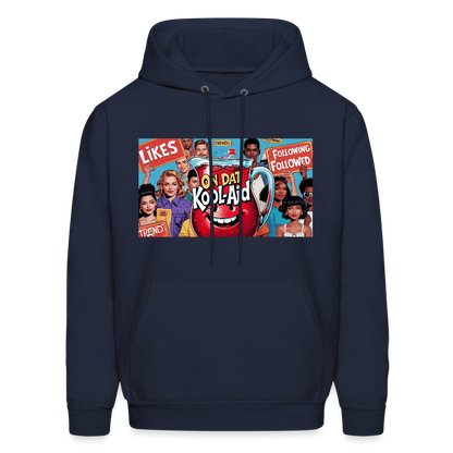 On Dat Kool-Aid Designer Hoodie, Sip the Truth—Not the Hype - navy