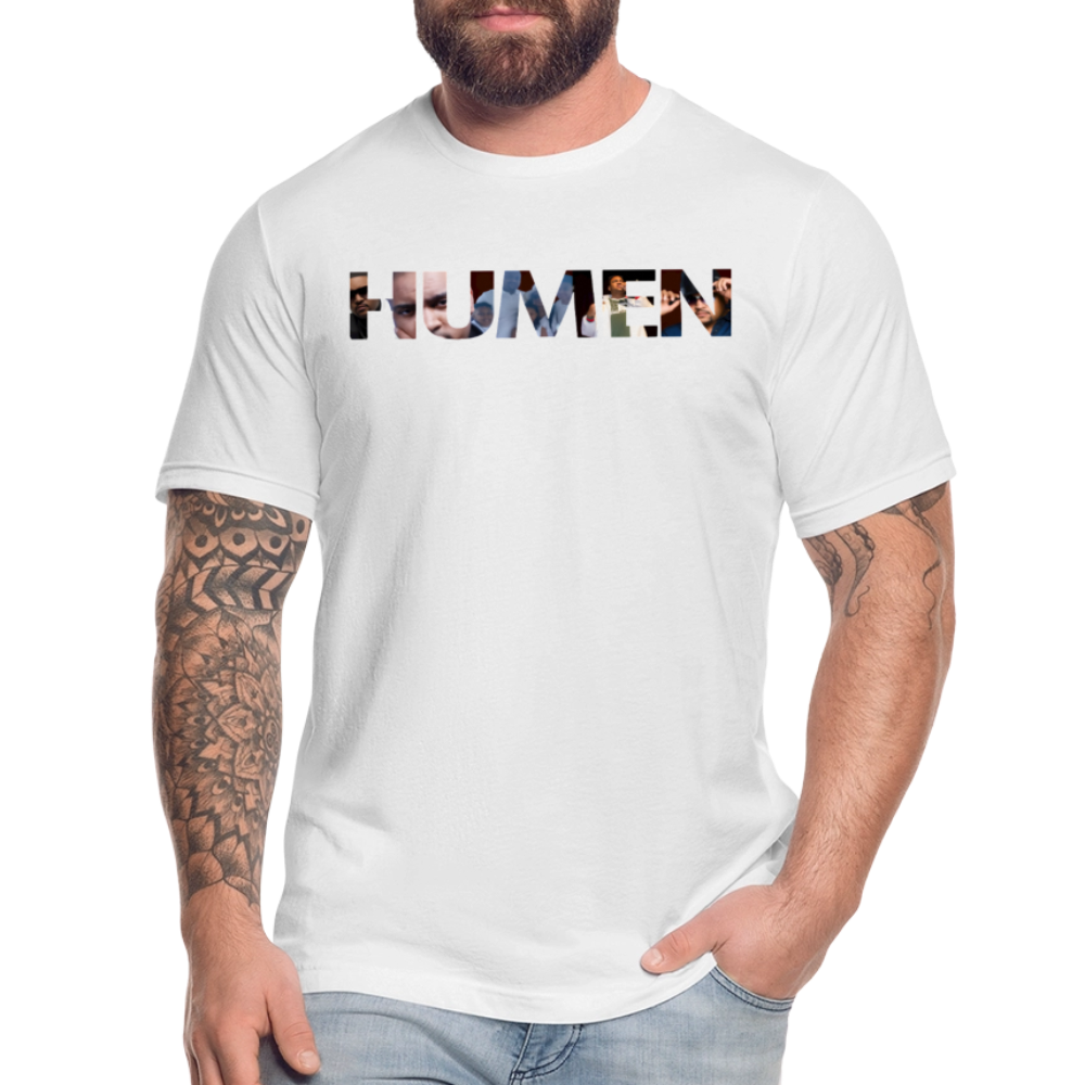 HUMEN Collage Logo Designer Tee - white