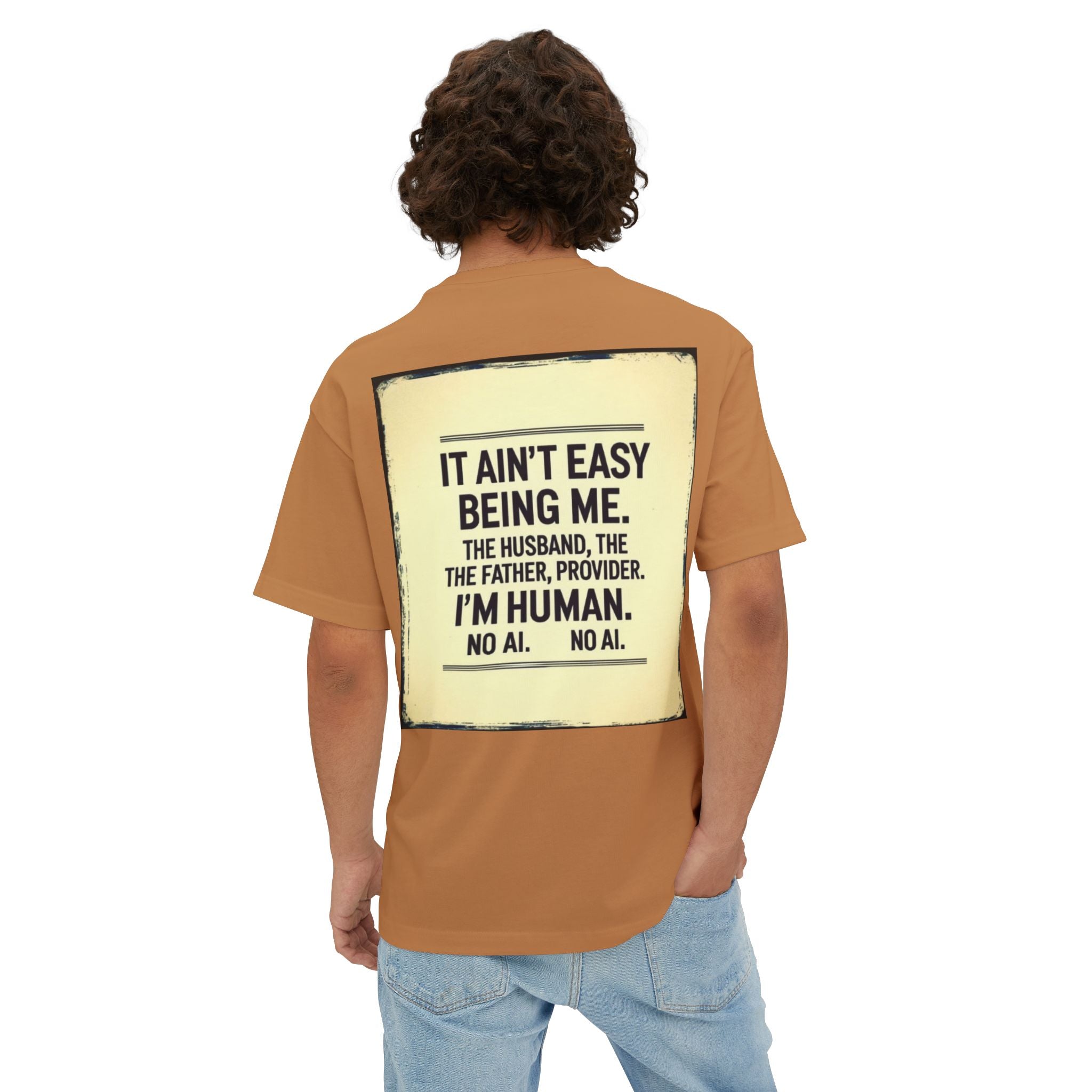 I'm Human Designer Oversized Boxy Tee