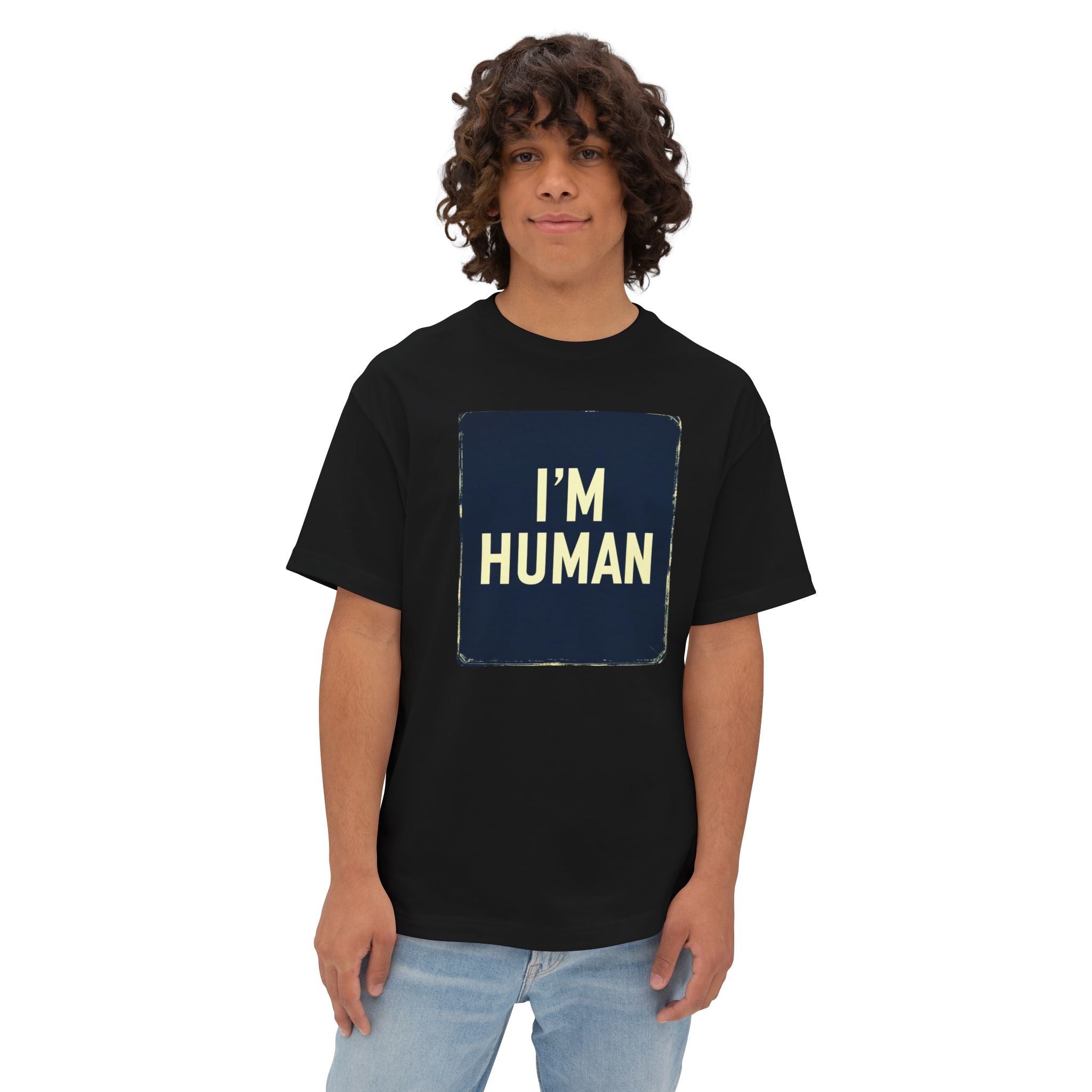 I'm Human Designer Oversized Boxy Tee