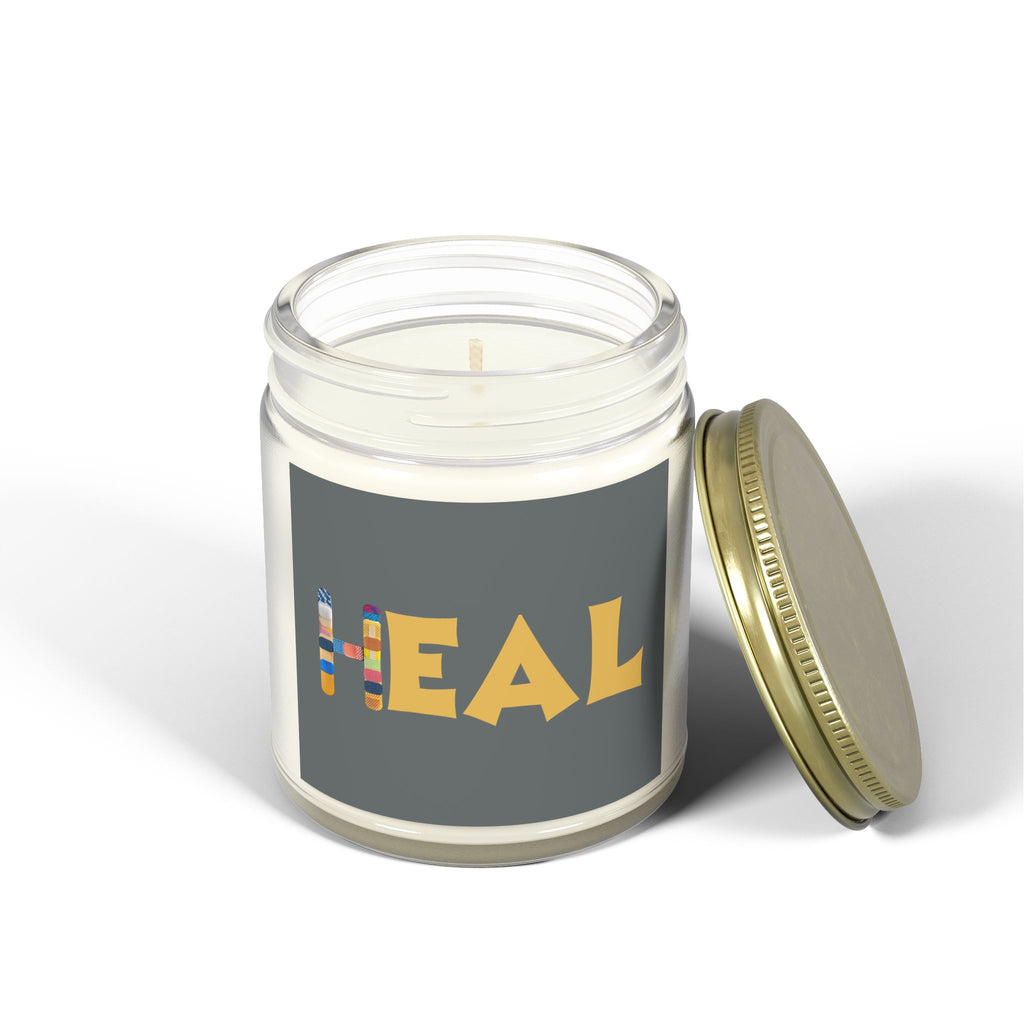 HEAL Collection Scented Candle | Coconut Apricot Wax | Relaxation Gift, Wellness Decoration, Self-Care Essential, Aromatherapy Treat