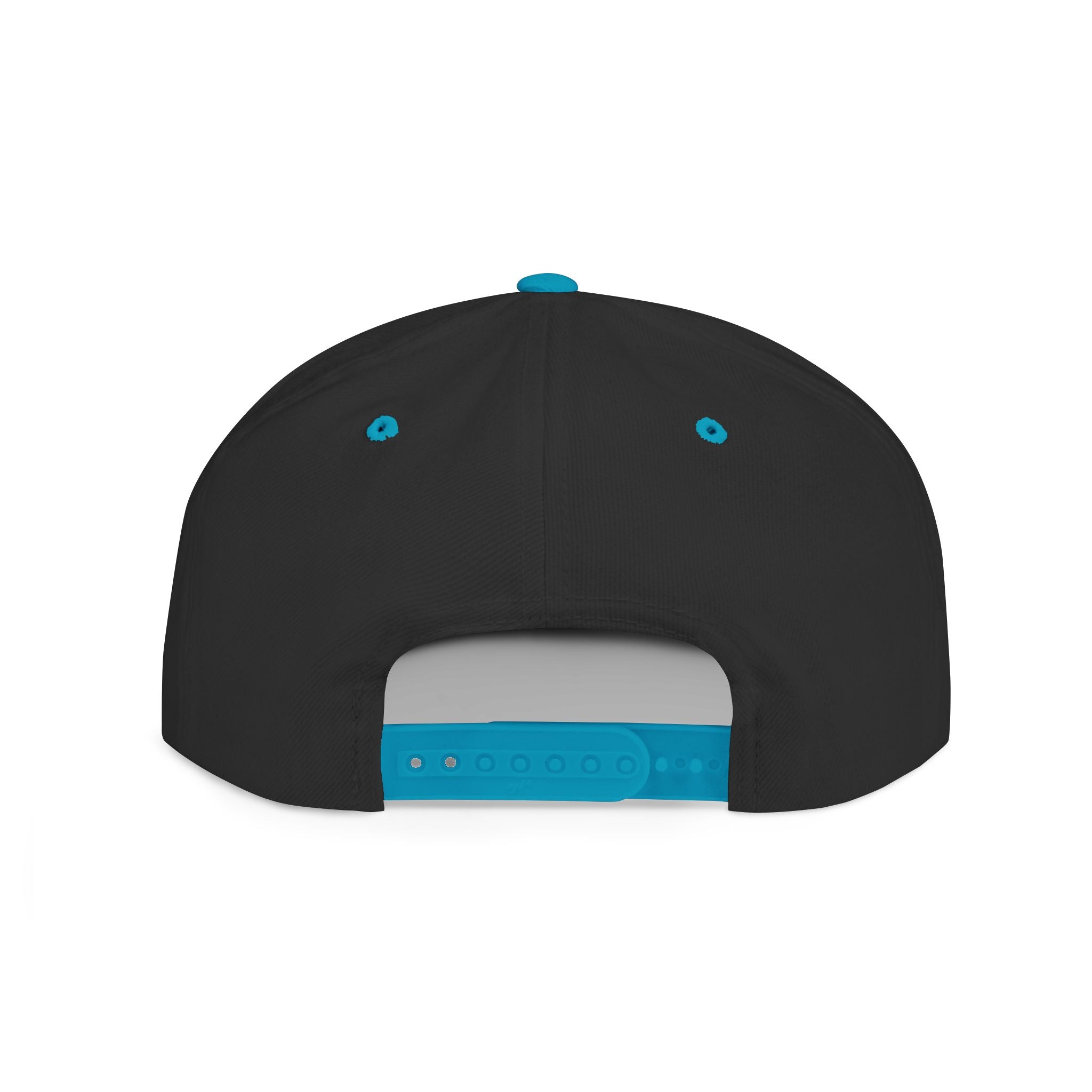 HUMEN Collage Logo Designer Flat Bill Snapback Hat - A nod to unity and self-expression.