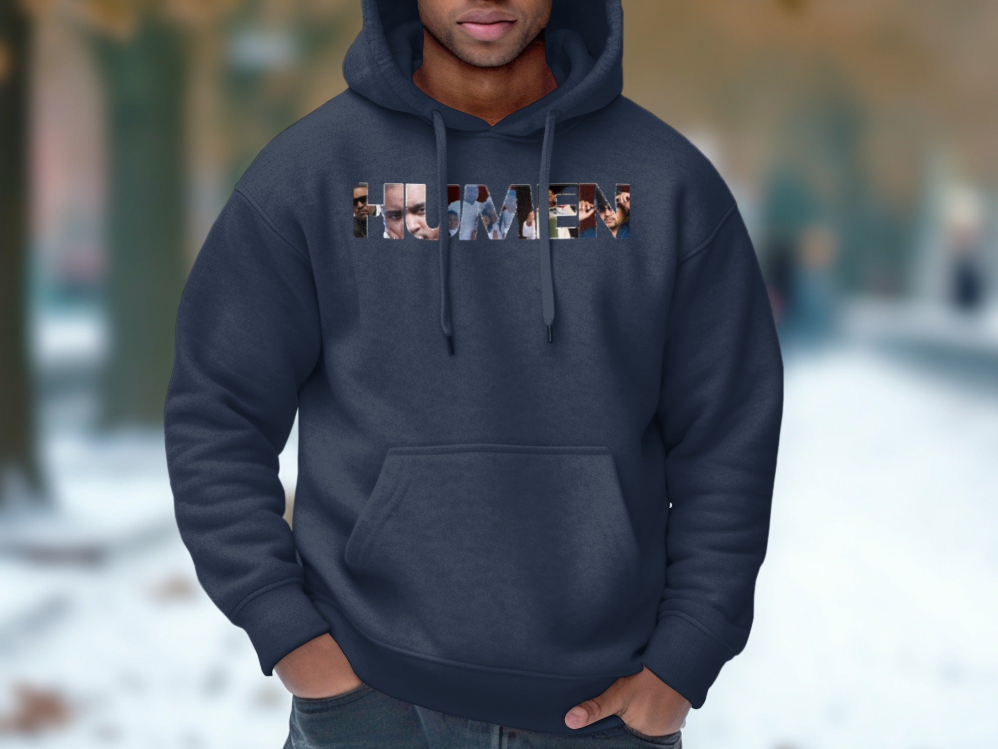 HUMEN Graphic Printed Hoodie for Casual Wear