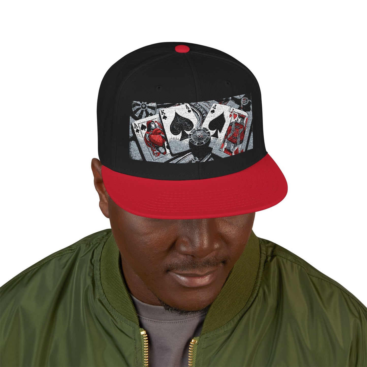 Game of Spades Snapback Hat — Life's Strategy Embroidered Cap