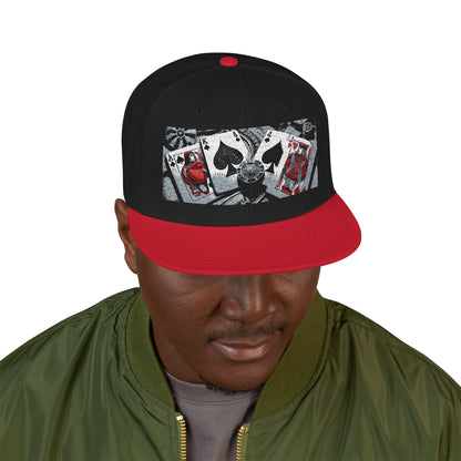 Game of Spades Snapback Hat — Life's Strategy Embroidered Cap