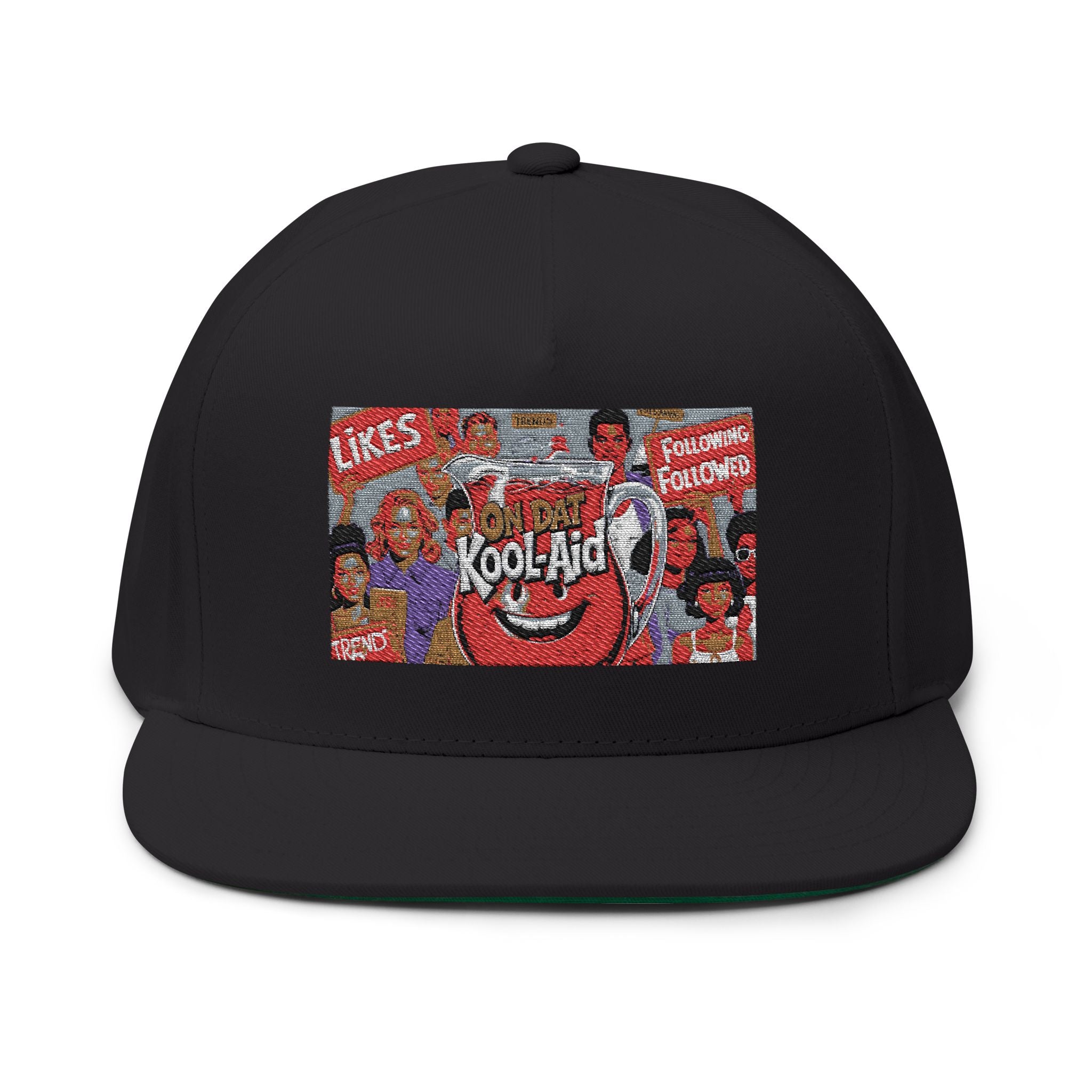 On Dat Kool-Aid Designer Flat Bill Cap