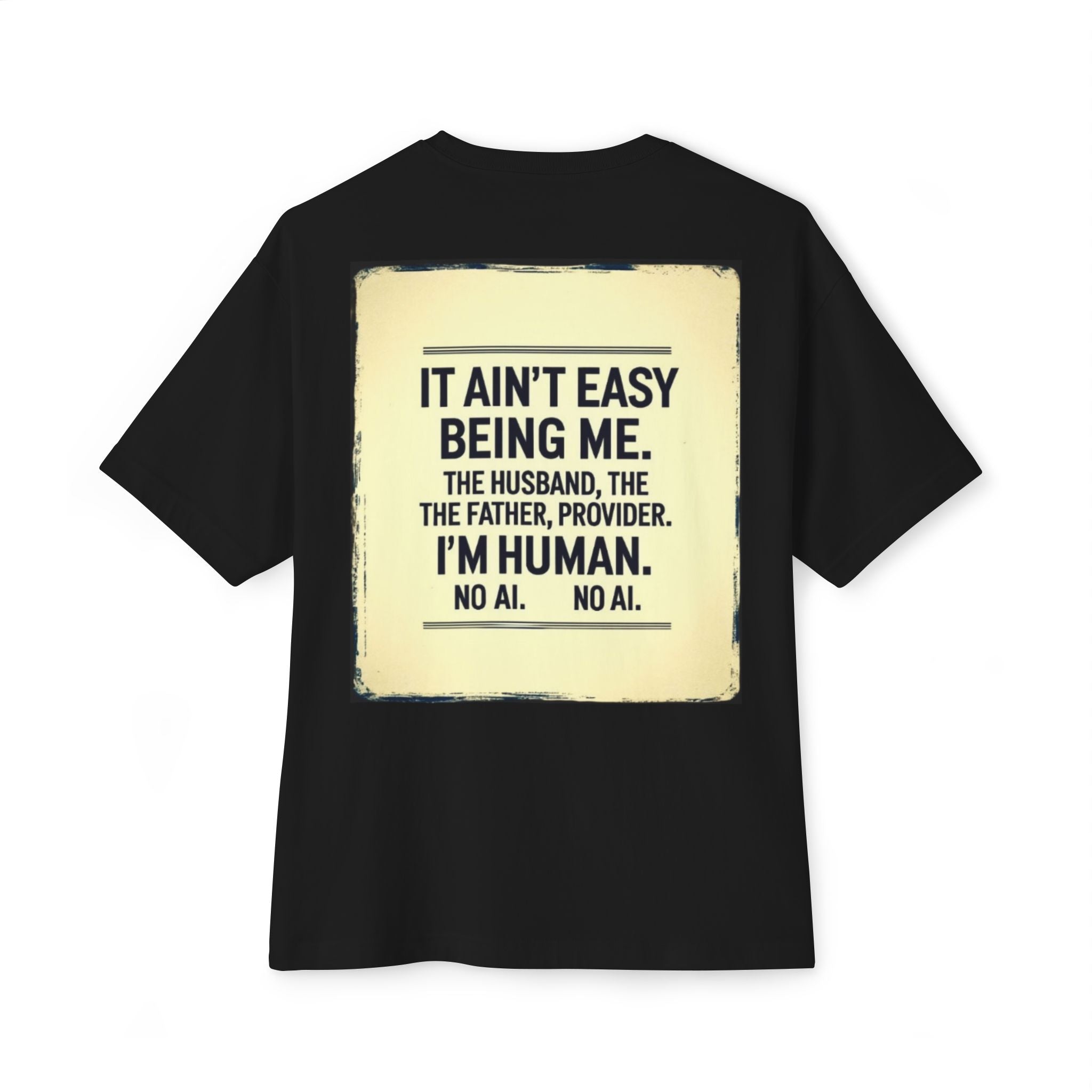 I'm Human Designer Oversized Boxy Tee