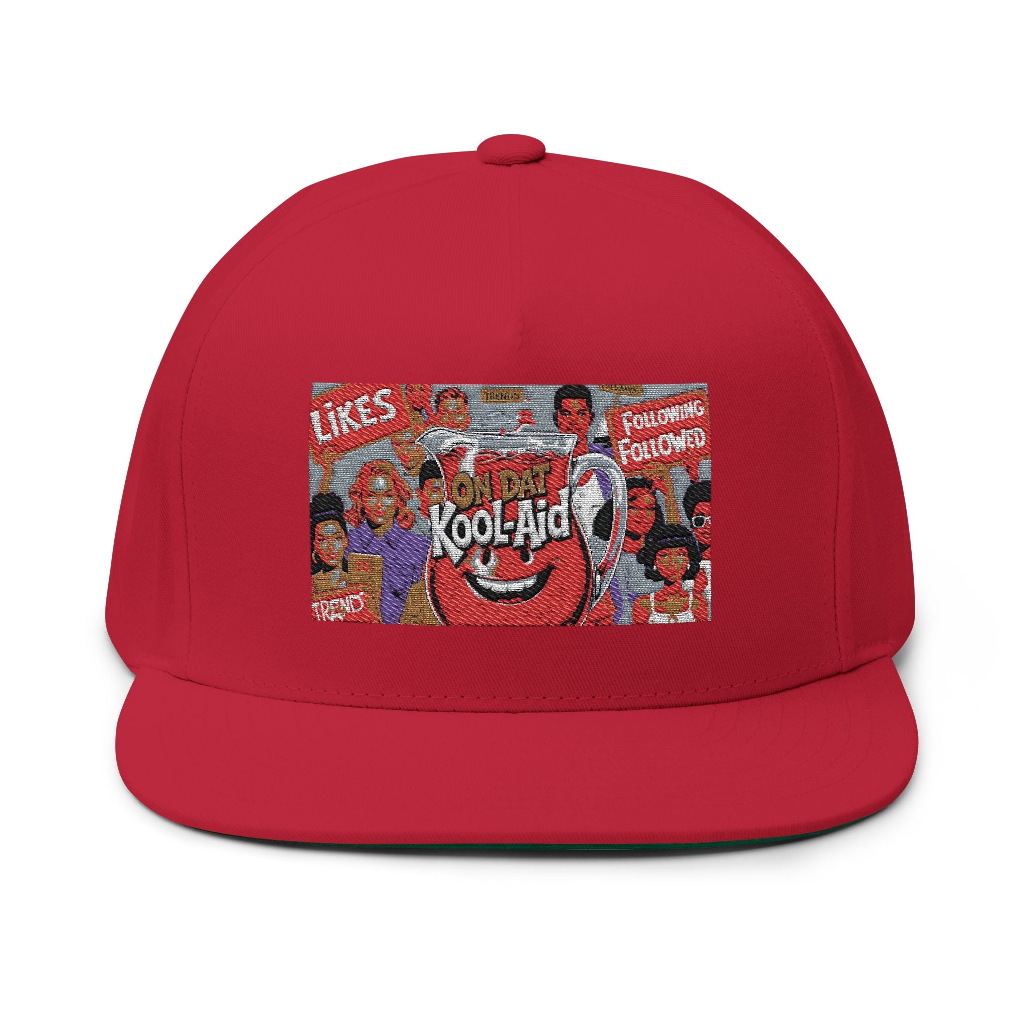 On Dat Kool-Aid Designer Flat Bill Cap