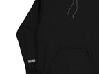 Casual Black Hooded Sweatshirt with Pocket